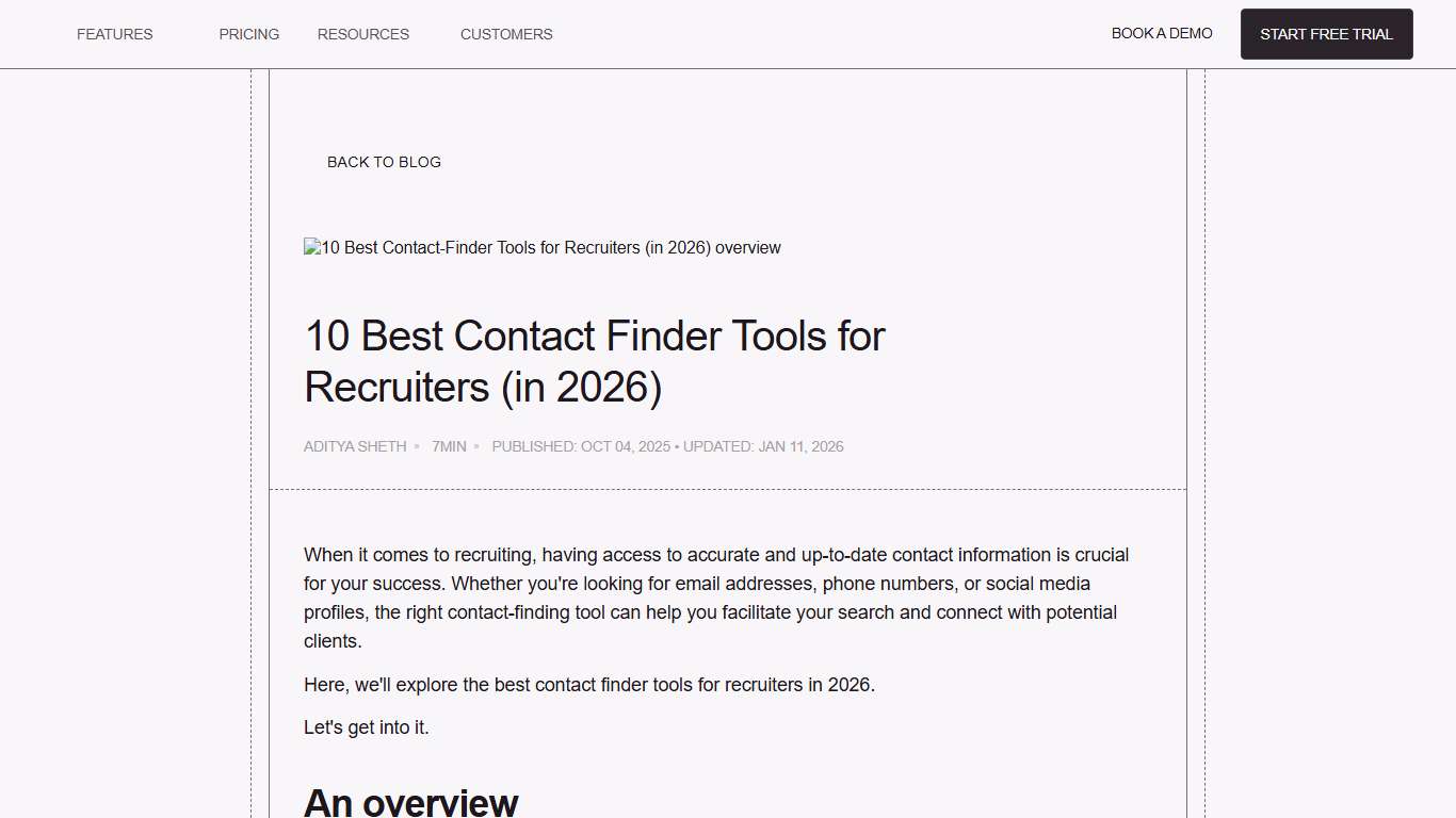 10 Best Contact Finder Tools for Recruiters (in 2026)