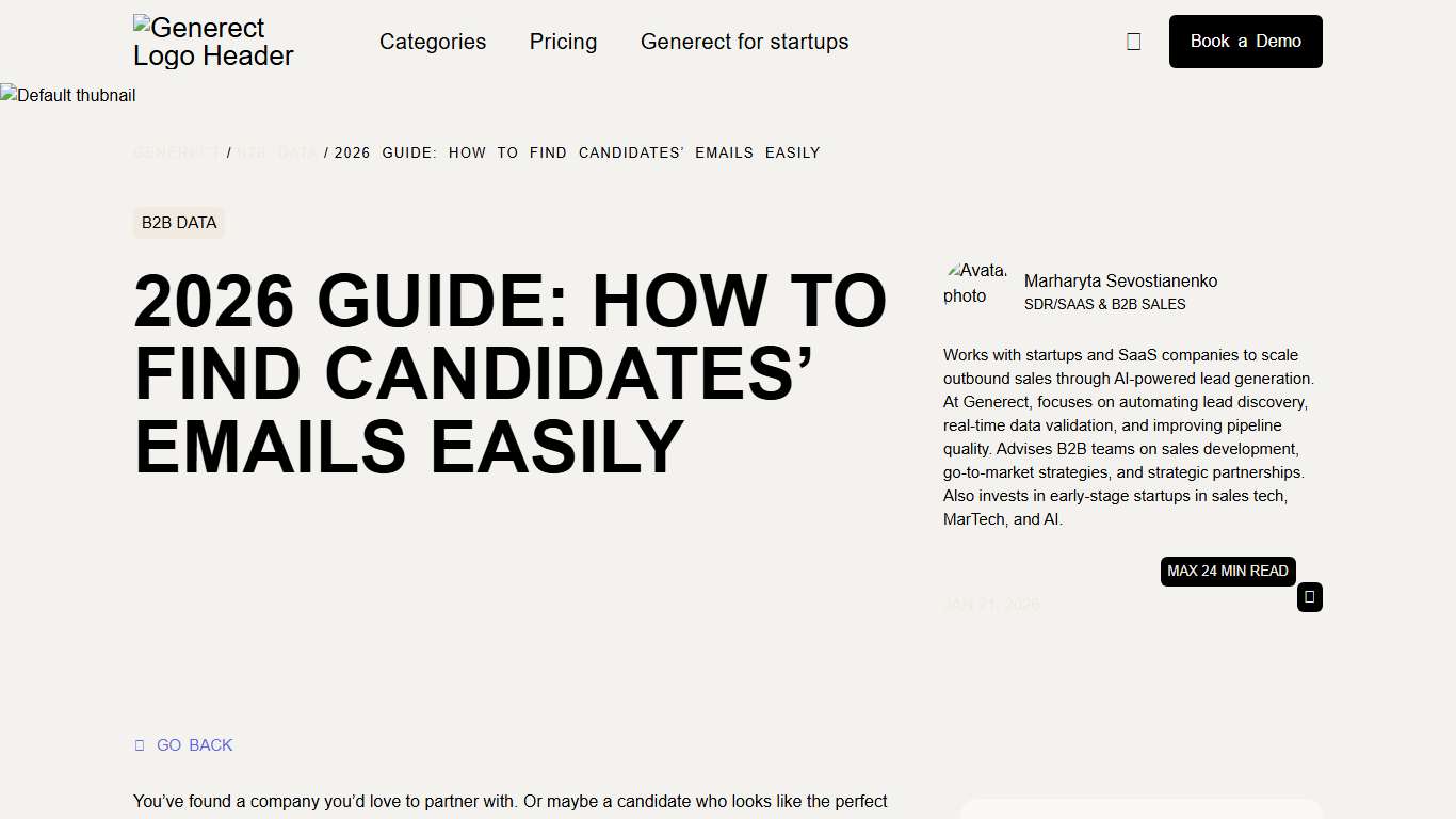 2026 Guide: How to Find Candidates’ Emails Easily