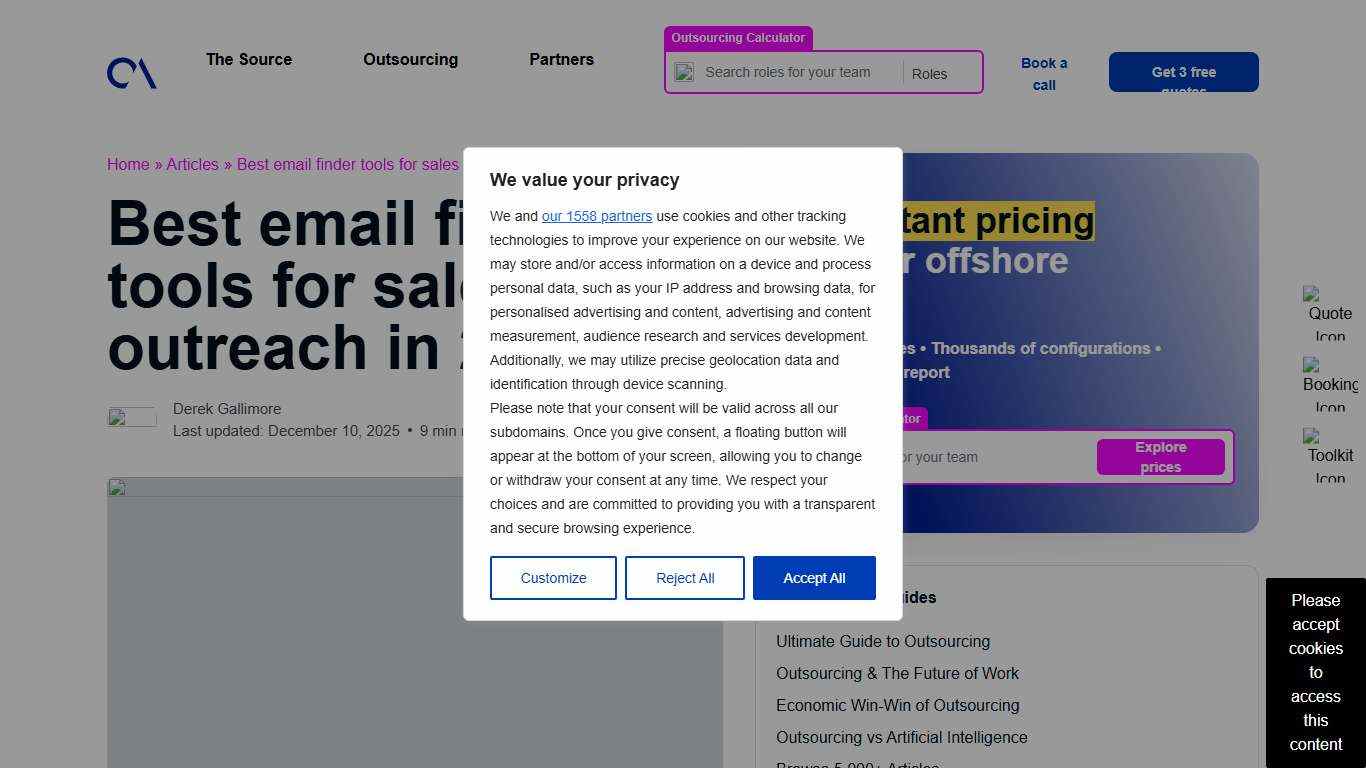Best email finder tools for sales and outreach in 2026 Outsource Accelerator